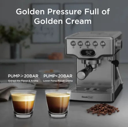 Espresso Maker with Milk Frother