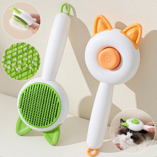 Pet hair removal massage comb