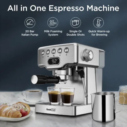 Espresso Maker with Milk Frother