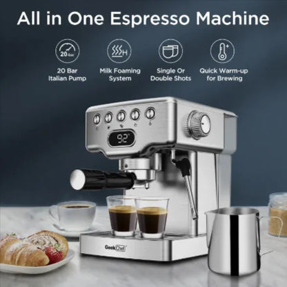 Espresso Maker with Milk Frother